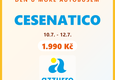 Jeďte na den k moři autobusem od 1 990 Kč
